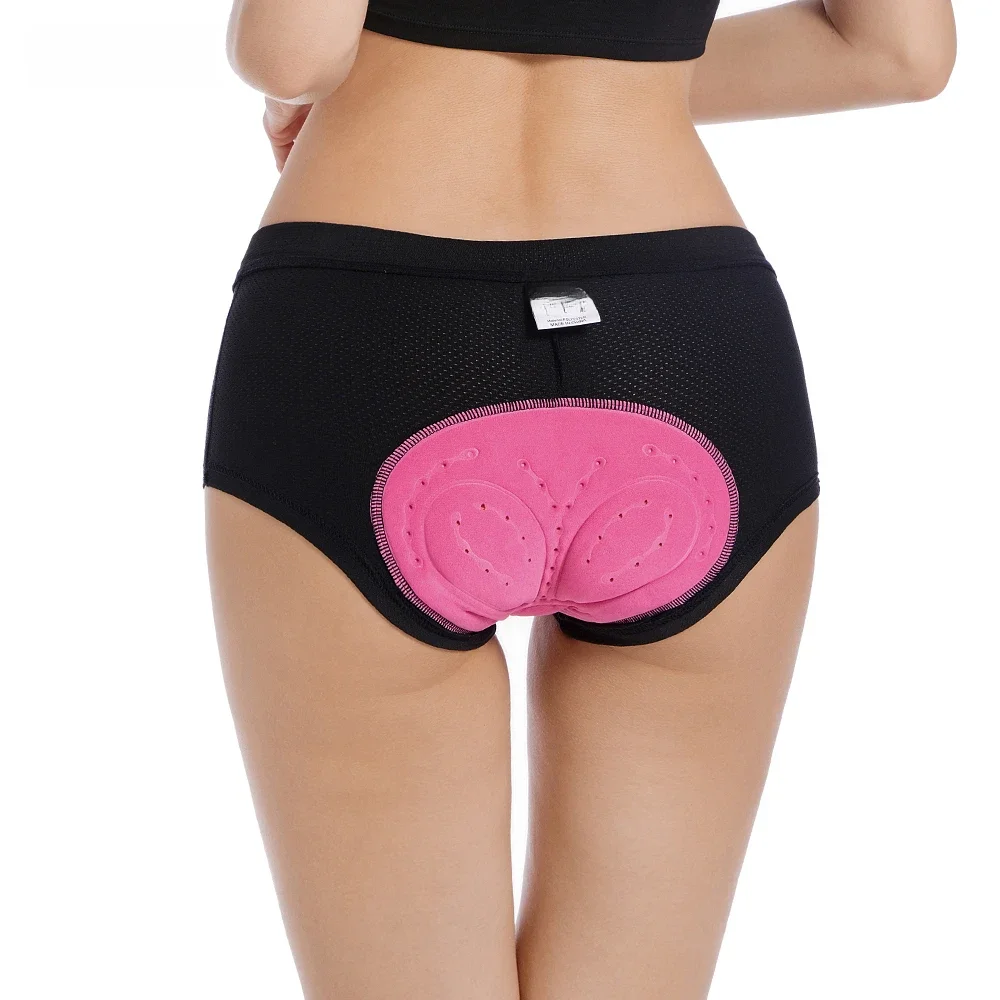 AliExpress WOSAWE Women Cycling Shorts 3D Gel Padded Shockproof MTB Mountain Racing Bike Bicycle Underwear Underpants Black Mesh