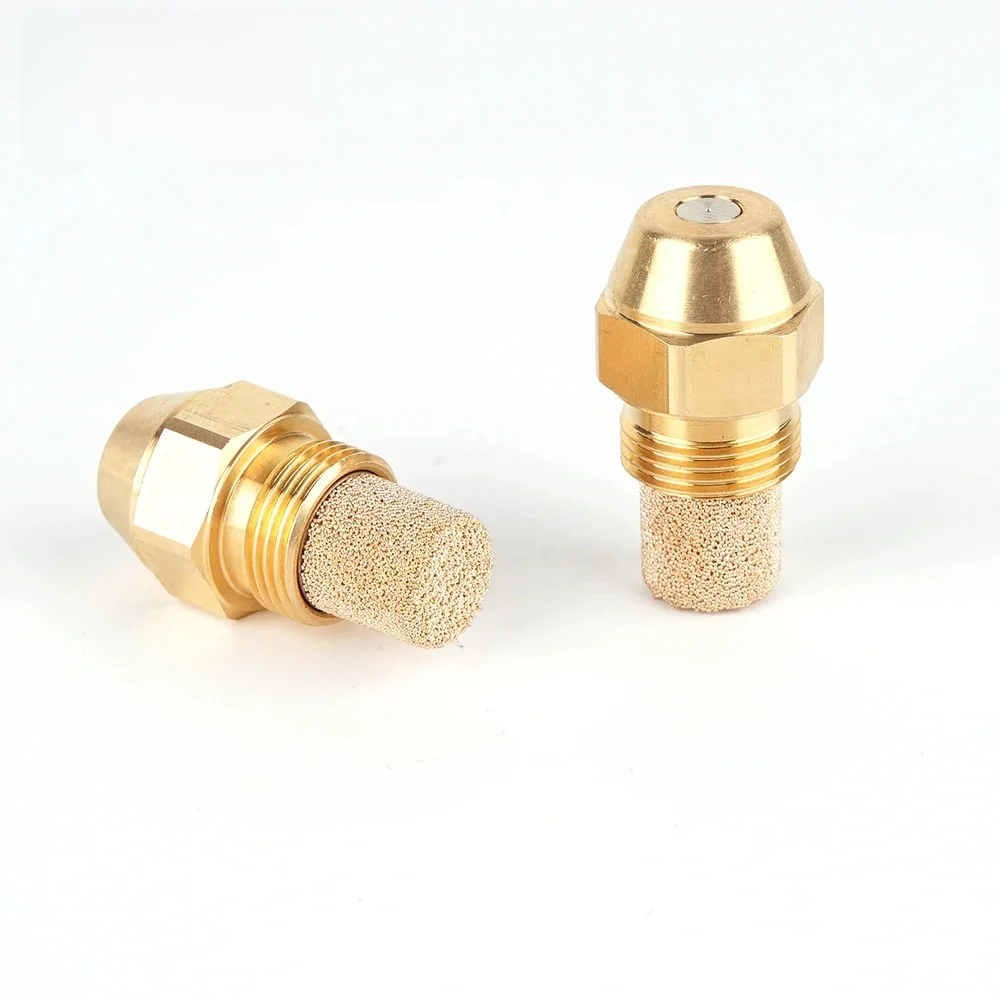 Brûleur de buse d'huile en laiton à Jet de carburant Diesel, moteur de Combustion Diesel au méthanol à 45 degrés buse à 45 degrés, buse d'atomisation d'eau du robinet