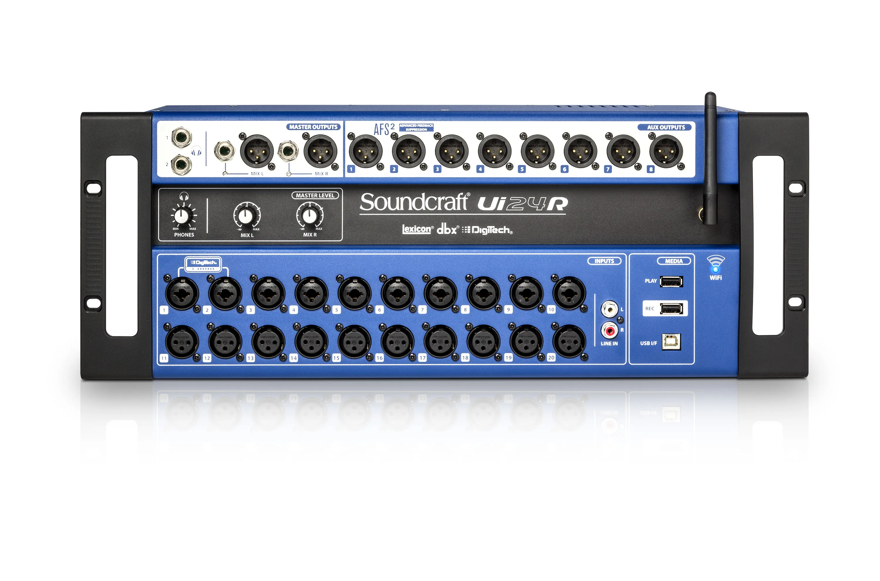 مبيعات العلامة التجارية الجديدة المخفضة Soundcraft Ui24R Digital Mixer 24-
