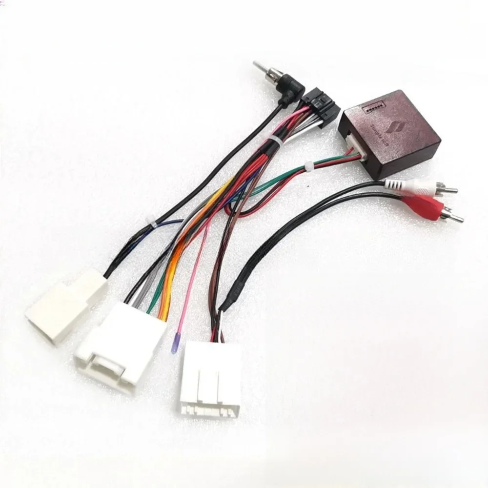 Wiązka przewodów Dekoder skrzynki Canbus do TOYOTA PRADO J120 TUNDRA LAND CRUISER REIZ PRIUS SIENNA Android Radio Adapter kabla zasilającego — zdjęcie 2