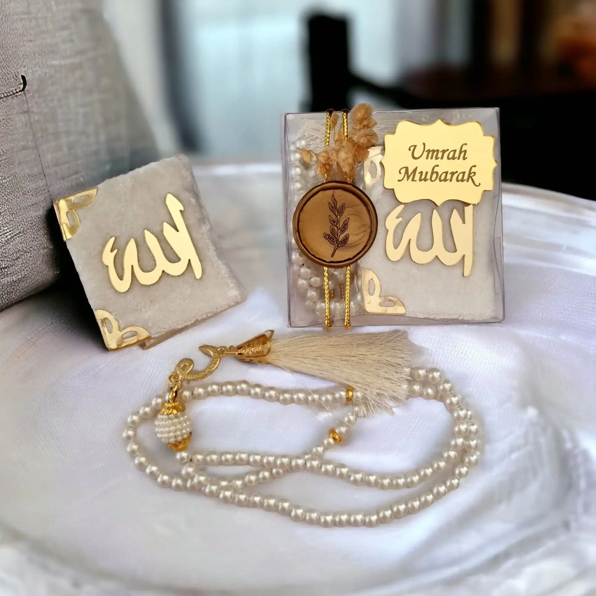 10 PCs Islamic Gifts, Mini Quran Tasbih Gift Box, Islamic Baby Gifts, Ramadan Gift, Umrah Hajj Favors,