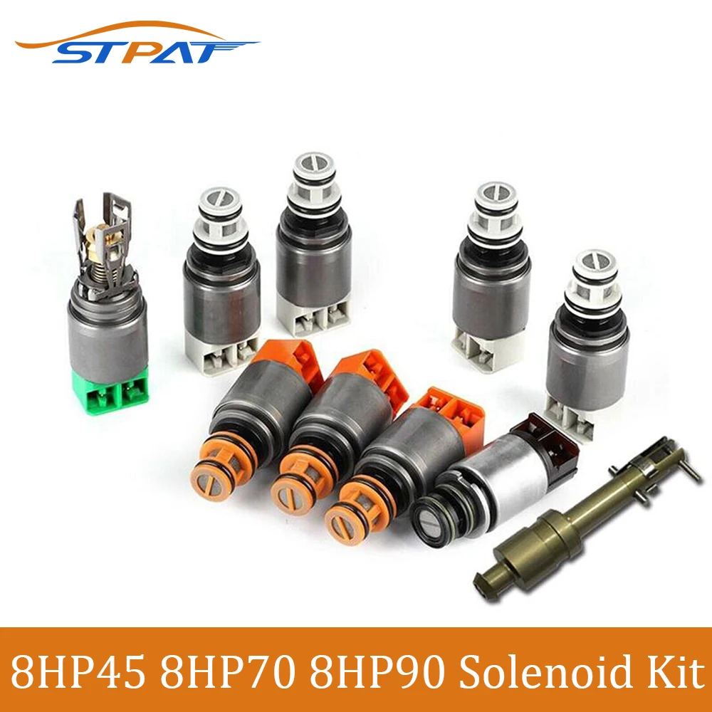 

STPAT 8HP45 8HP70 8HP90 8HP75X Solenoid Kit Set 1087298388 for BMW 8 Speed Mechatronics 0501218796 0501218797 0501325143 0501219