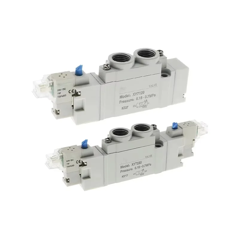 Wholesale High Quality Integrated Solenoid Valve Direct-Acting Electric XY3120 5/2 Way Pneumatic Parts Air Control AC110v