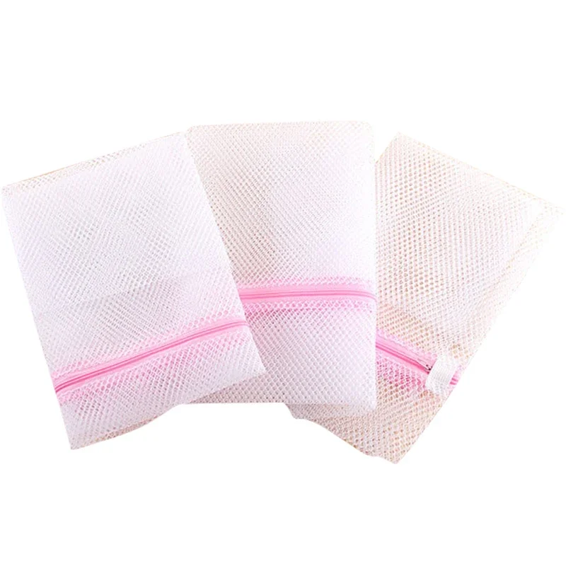 3-formaat waszakken met ritssluiting Herbruikbare wasmachine Kledingverzorging Waszak Mesh Net BH Sokken Lingerie Ondergoed Waszakken - afbeelding 2