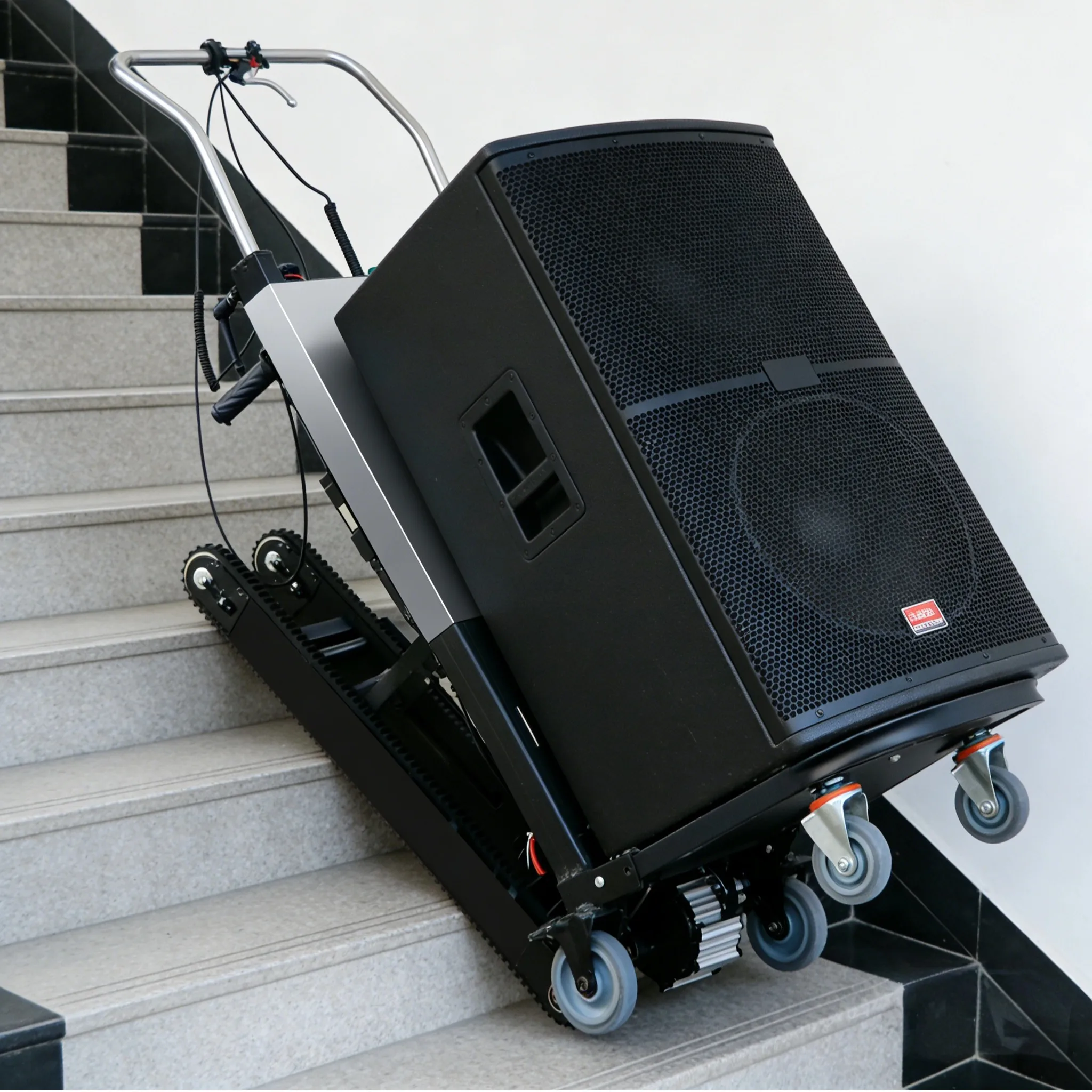 150-500 kg Handwagen. Robuste Frachtbewegungsmaschinen. Treppensteigmaschinen zum Ziehen von Baumaterialien.