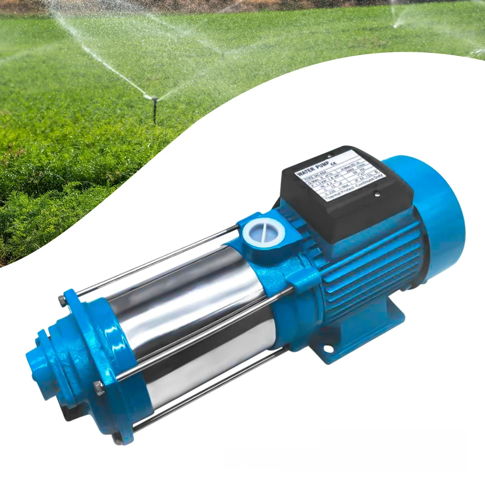 Pompe centrifuge 1300W/2200W/2500W, pompe à eau pour travaux d'eau domestiques, pompe de jardin pour la stimulation des pipelines et l'alimentation en eau 220-230V