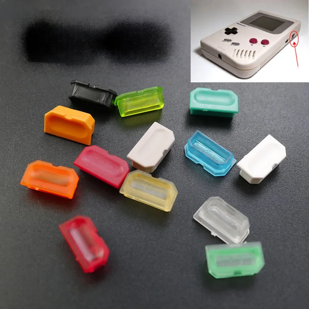 YUXI 1 pièces couvercle anti-poussière multicolore pour Game Boy GB coque de Console de jeu bouchon anti-poussière bouton en plastique pour DMG 001