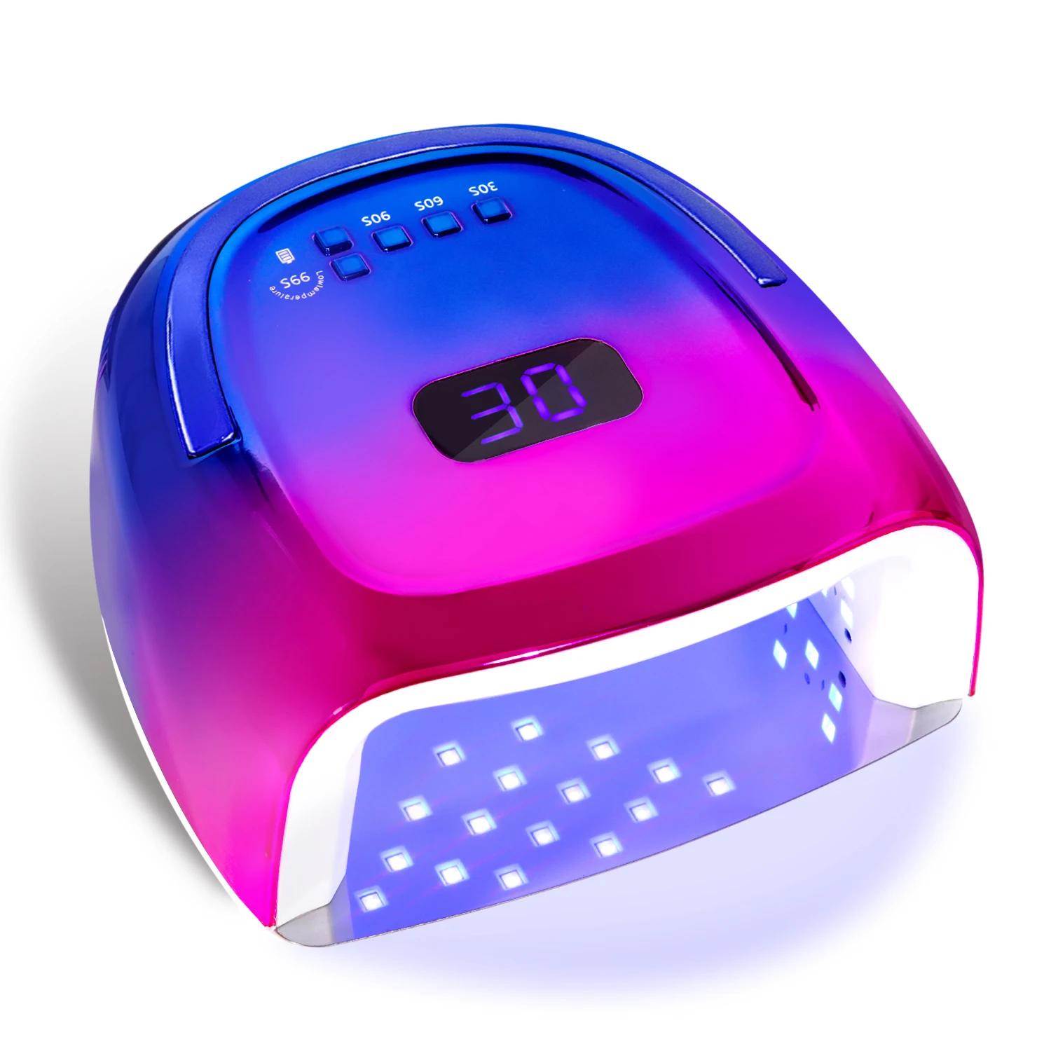 

60W Rechargeable UV LED Nail Dryer Lamp, 42 Beads Portable Auto Sensor & Quick Dry Nail Machine For Fingernail and Toenail