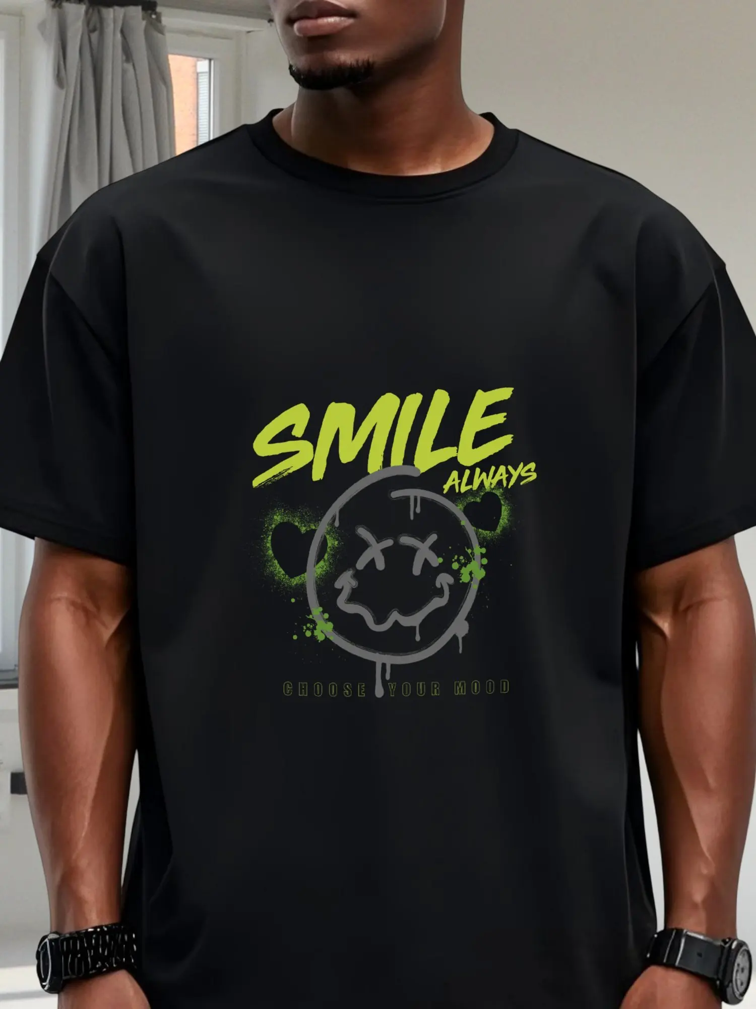Rainbow Pride Minimal T-Shirt Equality Positive Unisex Loose Breathable Summer Tee