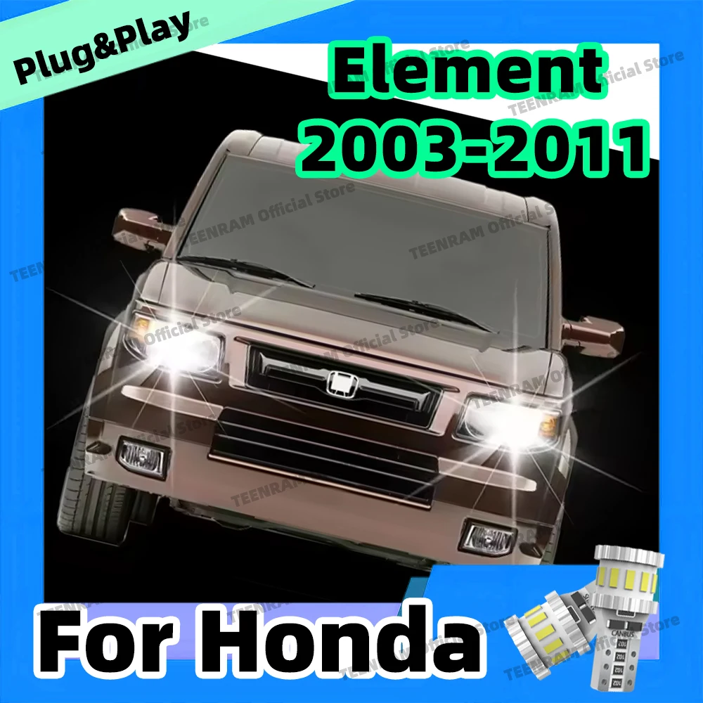 

2x T10 194 168 LED Width Lamps Interior Reading Parking Clearance Lights For Honda Element 2003 2004 2005 2006 2007 2008-2011
