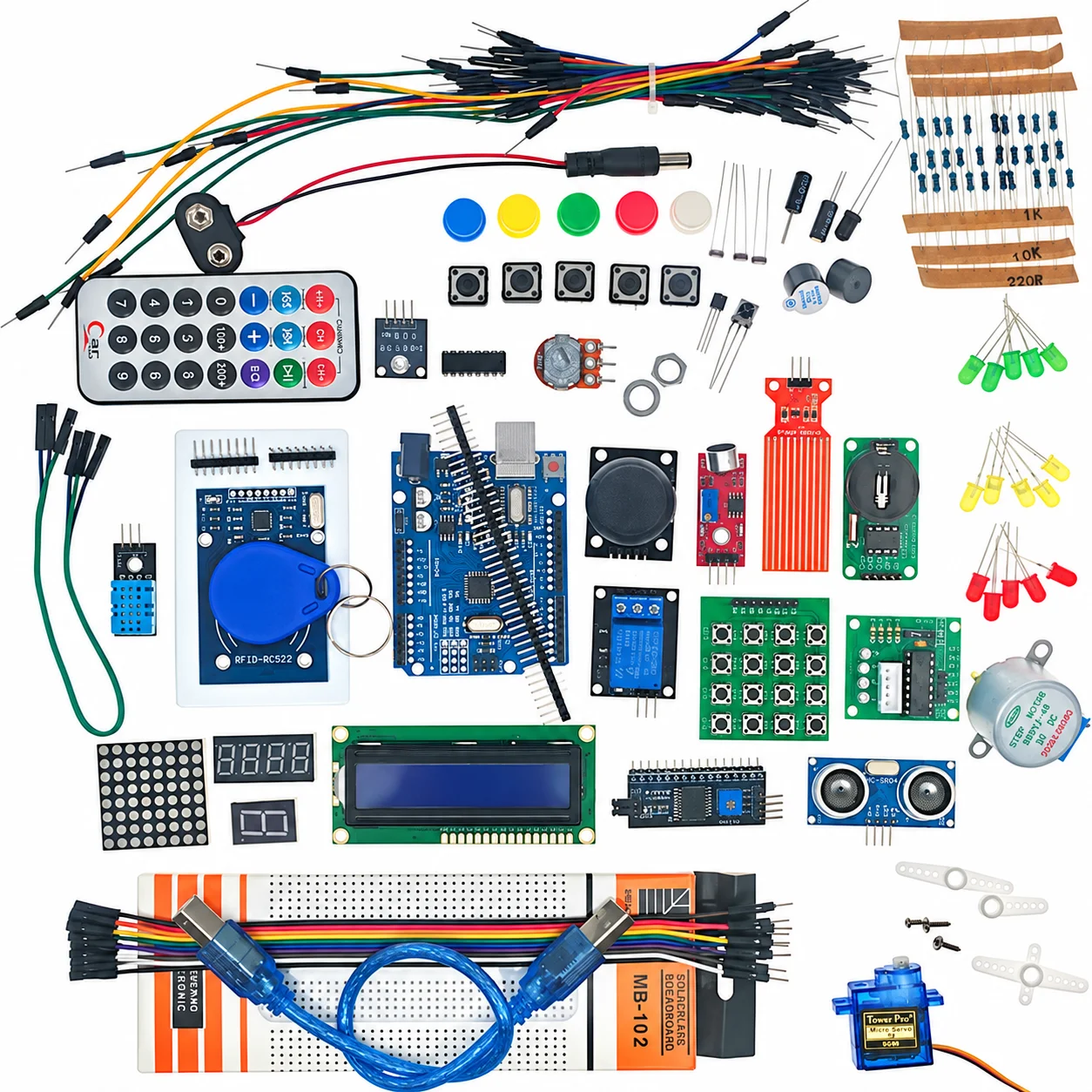 Basic Starter Kit for arduino Starter Kit With Retail Box for School Kids Education Programming Kit Educational Toys for Arduino