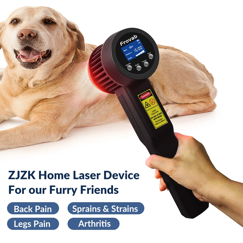 

Профессиональный лазер GOVW 8 Вт для светотерапии NIR (650 нм, 808 нм), холодный лазер класса 4 для животных, для снятия боли и заживления ран