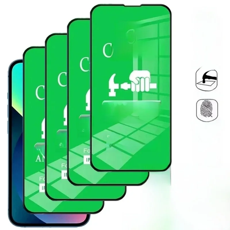 1-4 sztuki folii ceramicznej HD do iPhone 14 13 Mini 15 16 17 18 11 12 Pro Max 8 7 Plus, ochrona ekranu do iPhone XS X XR SE. — 2