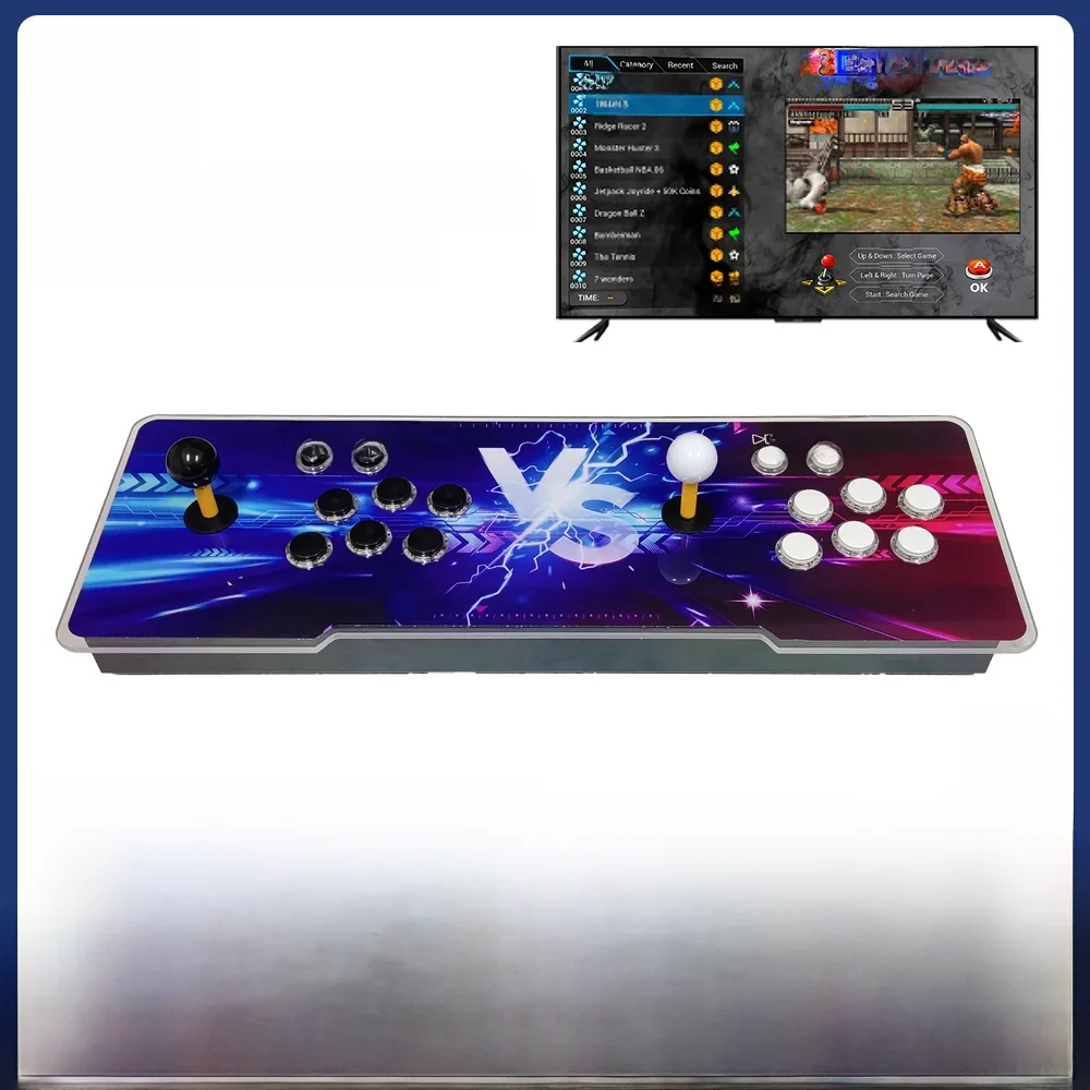 3D Wi-Fi Pandora Saga Ex Arcade Console Box 18S Pro 10888 Retro Games Arcade Cabinet Bartop