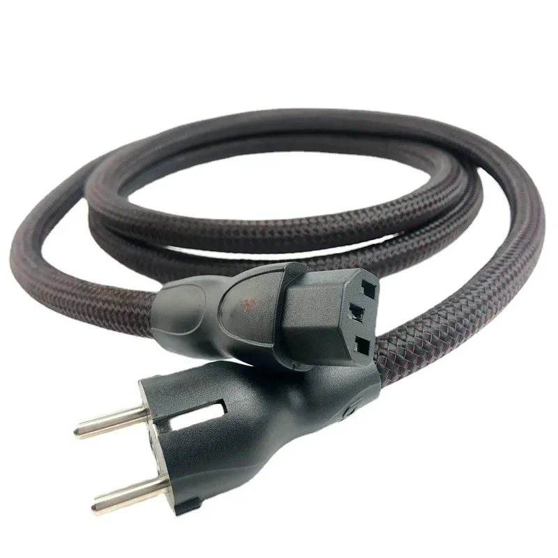 Câble d'alimentation NRG Z3, prise US/EU, couche de Surface en cuivre pur, conducteur en cuivre pur, amplificateur Audio HiFi, cordon d'alimentation ca