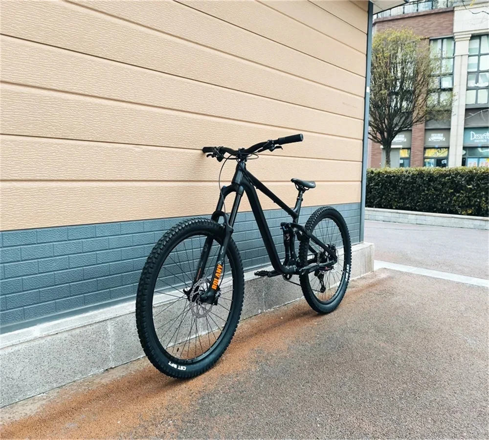 AliExpress NONE 2025 DH trail 27.5/29in 160large stroke 210*55mm suspension M6100-12S AM full suspension aluminum alloy mountain bike disc brake