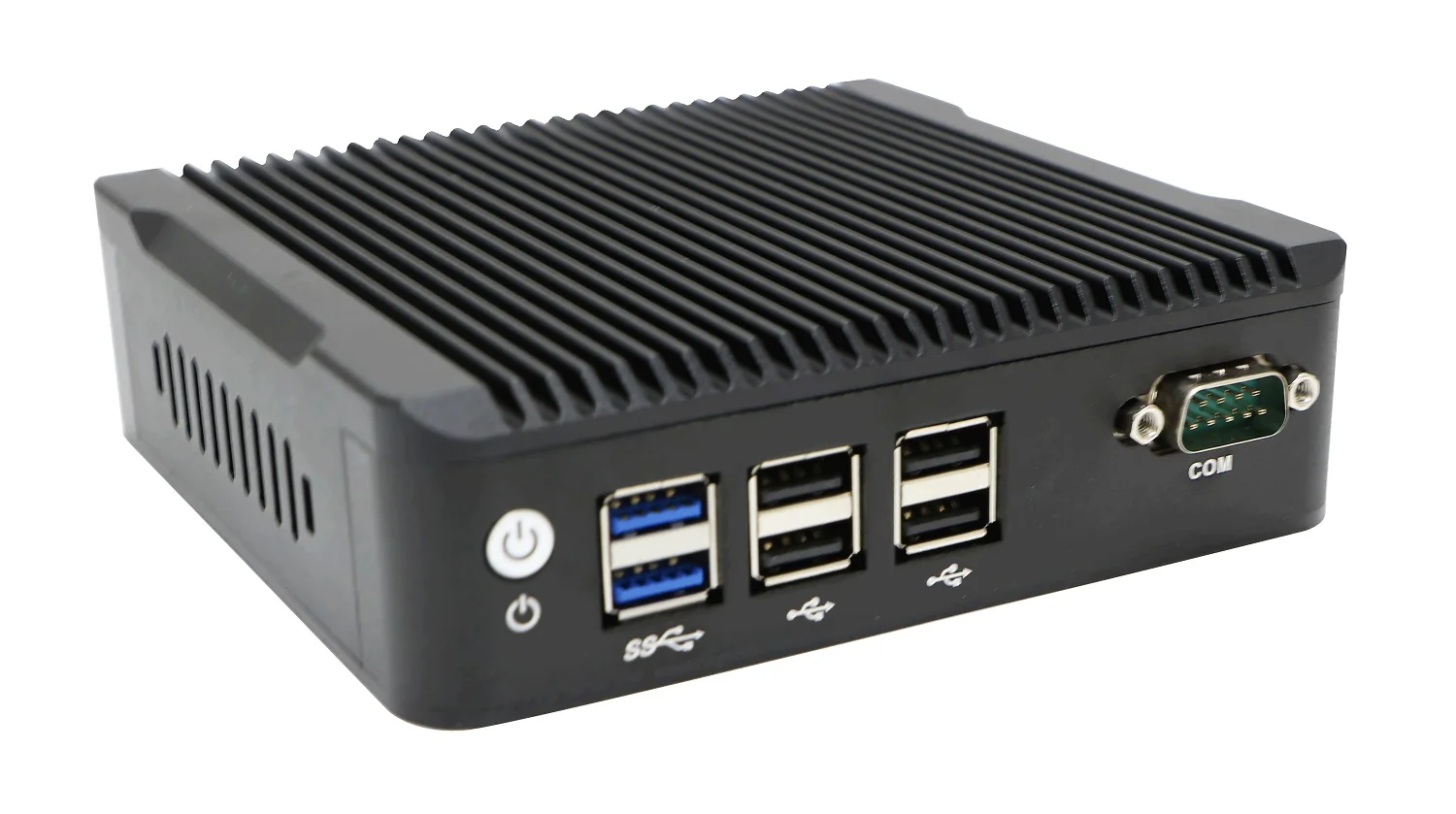 Computer senza ventola Processore Intel Celeron J3710 Mini PC 4K Supporto Lettore multimediale Tre display