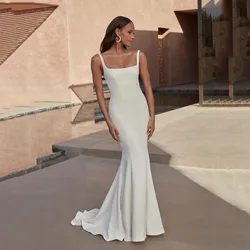 Civil 2026 Wedding Dresses Women’s Formal Bridal Dress Spaghetti Strap Mermaid Customized Vintage Wedding Dress vestido de novia