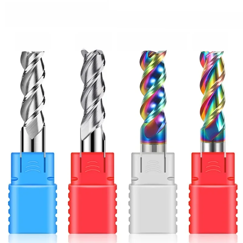 Shazam 1,0-20,0mm cnc maschinen bearbeitung fräser hrc50/55/65 3-flöten-Hartmetall-Flachfräser für die Bearbeitung von Aluminium teilen