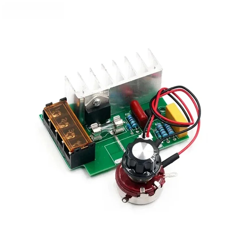 Gradateur réglable pour lumière LED électrique, contrôleur de vitesse du moteur, variateur thermoélectrique, AC 220V, 4000W, 999 tension, Sotchi