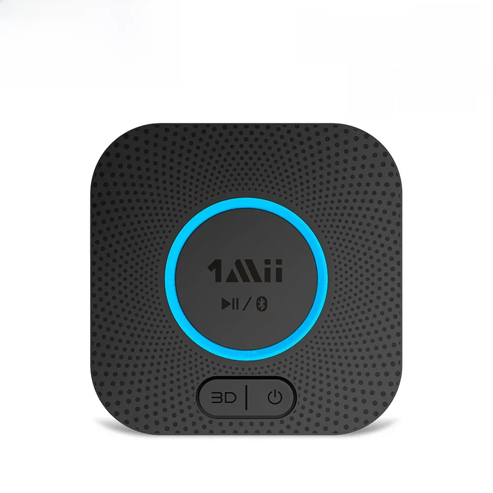 [Oprawiony] 1Mii B06 + odbiornik audio Bluetooth 5.1 „3D” aptX LL, podwójny adapter Dual Link 3,5 mm o dużym zasięgu do słuchawek samochodowych domowe stereo — zdjęcie produktu 7