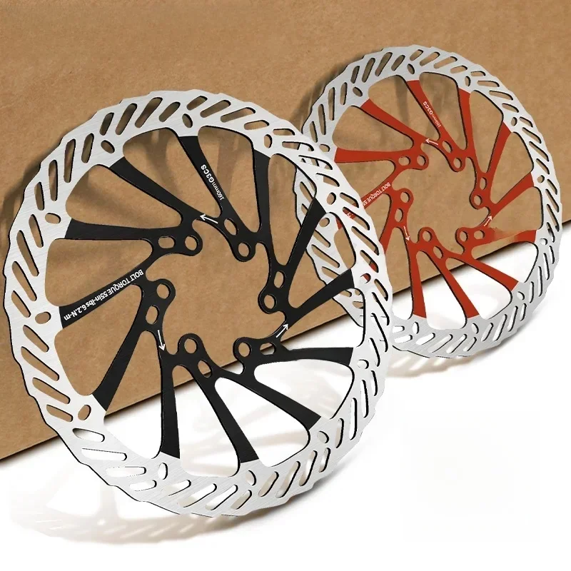 AliExpress BUCKLOS Ultralight MTB Bike Hydraulic Disc Brake Rotor 160/180/203mm Mountain Road Racing Bicycle Brake Disc with 6 Free Bolts