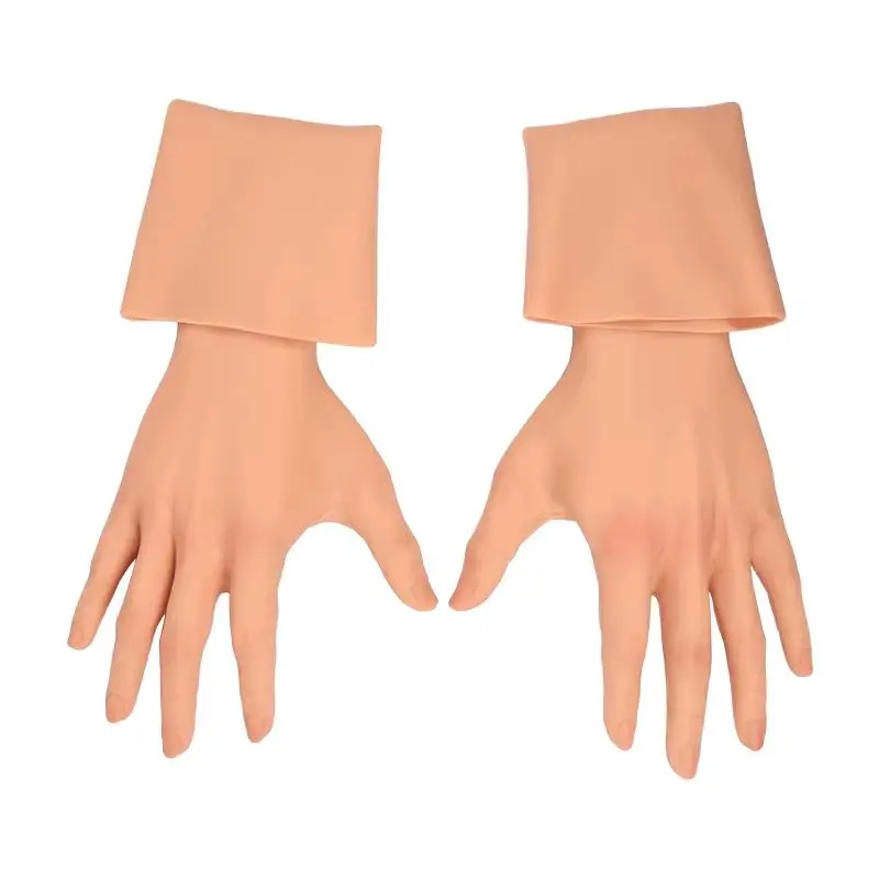 40cm Realistic Silicone Glove Post-Surgical Prosthesis for Women Scar Concealment Unisex Hand Simulation Model/Cover