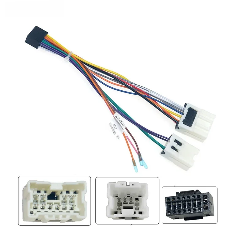 LEEWA – adaptateur de faisceau de câbles de voiture 16 broches, pour Nissan x-trail T30(03-07/Maxima(00-04)/Murano(04-09), installation stéréo de rechange # 6616