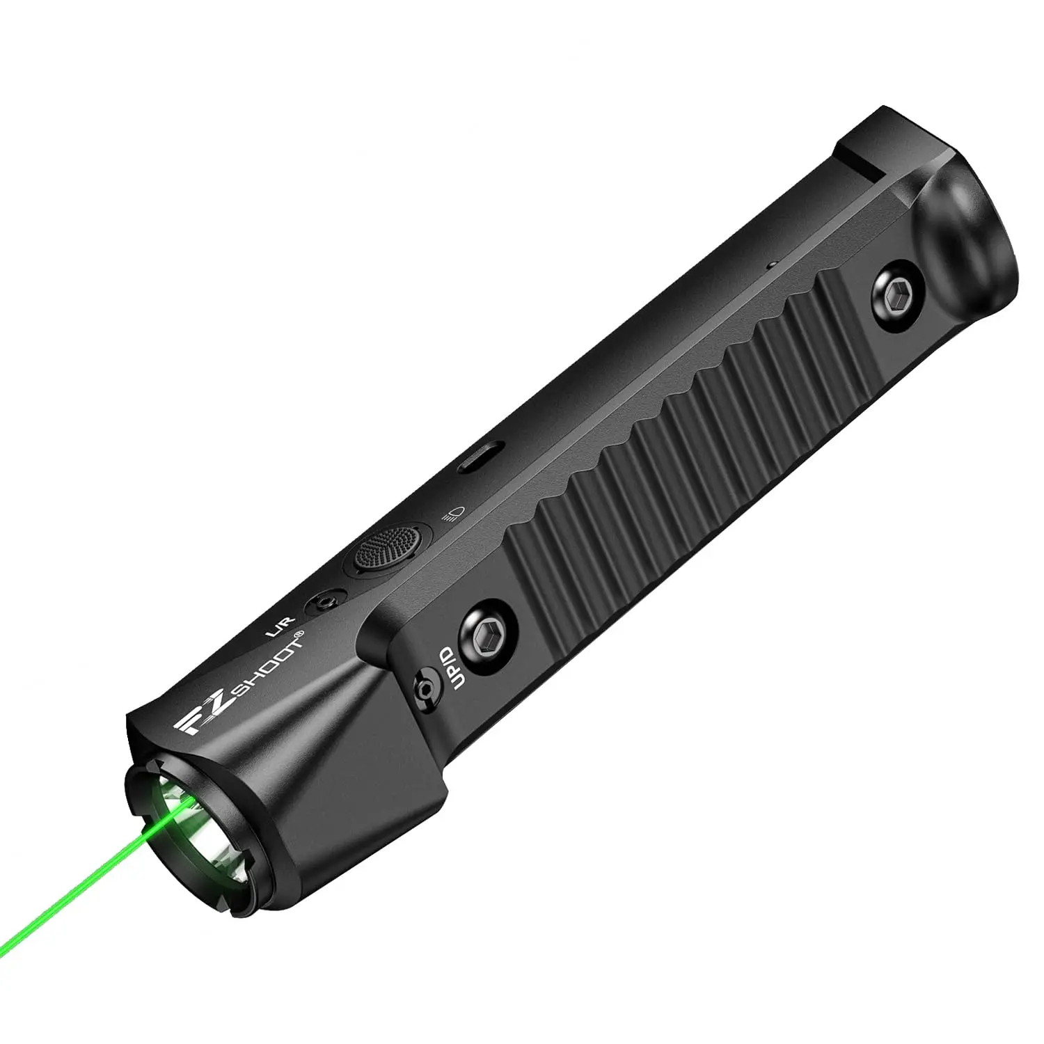 

EZshoot 1800 Lumens Rifle Laser Light Combo, Rechargeable Rifle Flashlight Compatible with Picatinny and M-Rail, Tactical Flashl