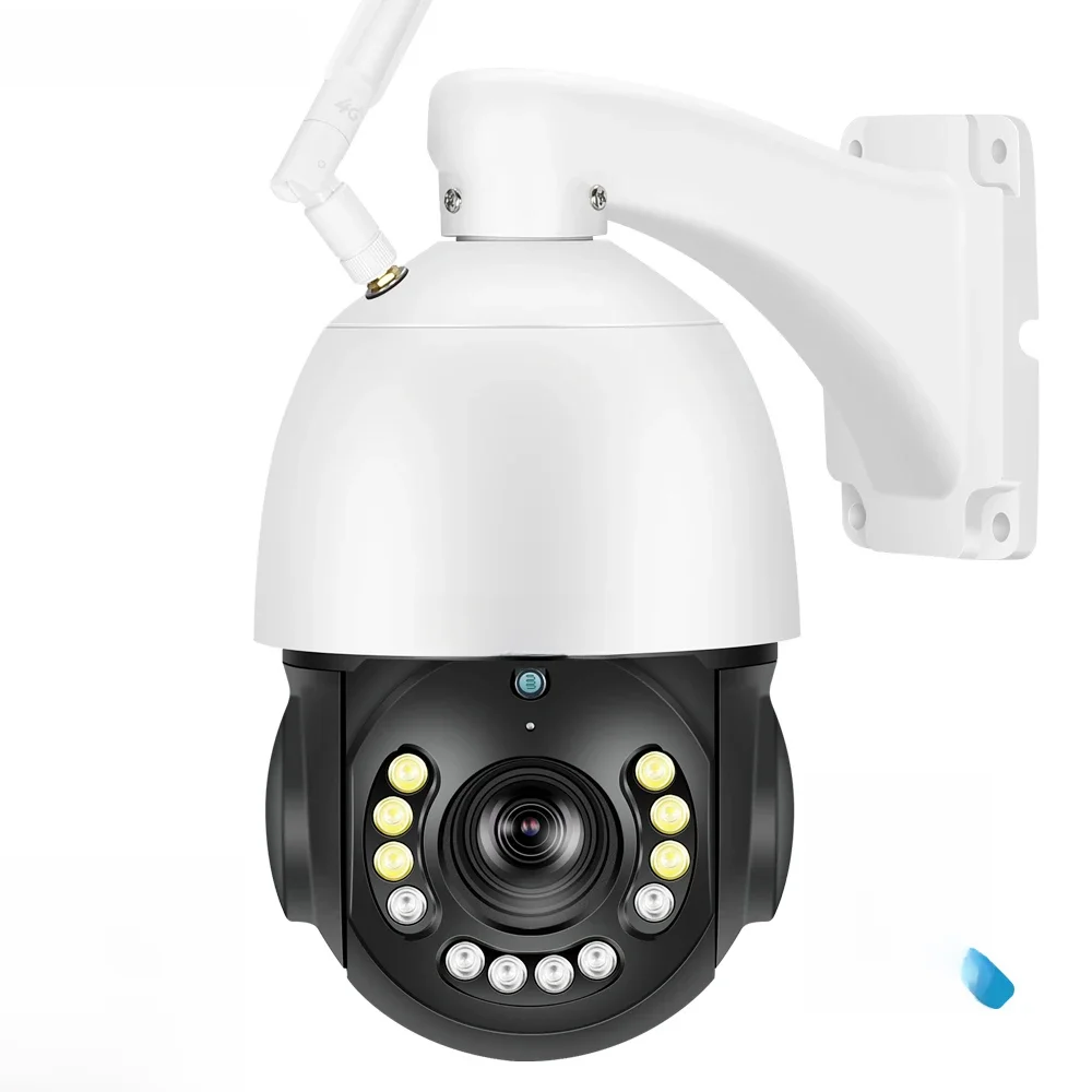 8mp 4K Ptz Bewakingscamera Wifi 30x Optische Zoom Buiten Ai Menselijk Voertuig Tracking Audio Onvif Ip Beveiligingscamera - afbeelding 2