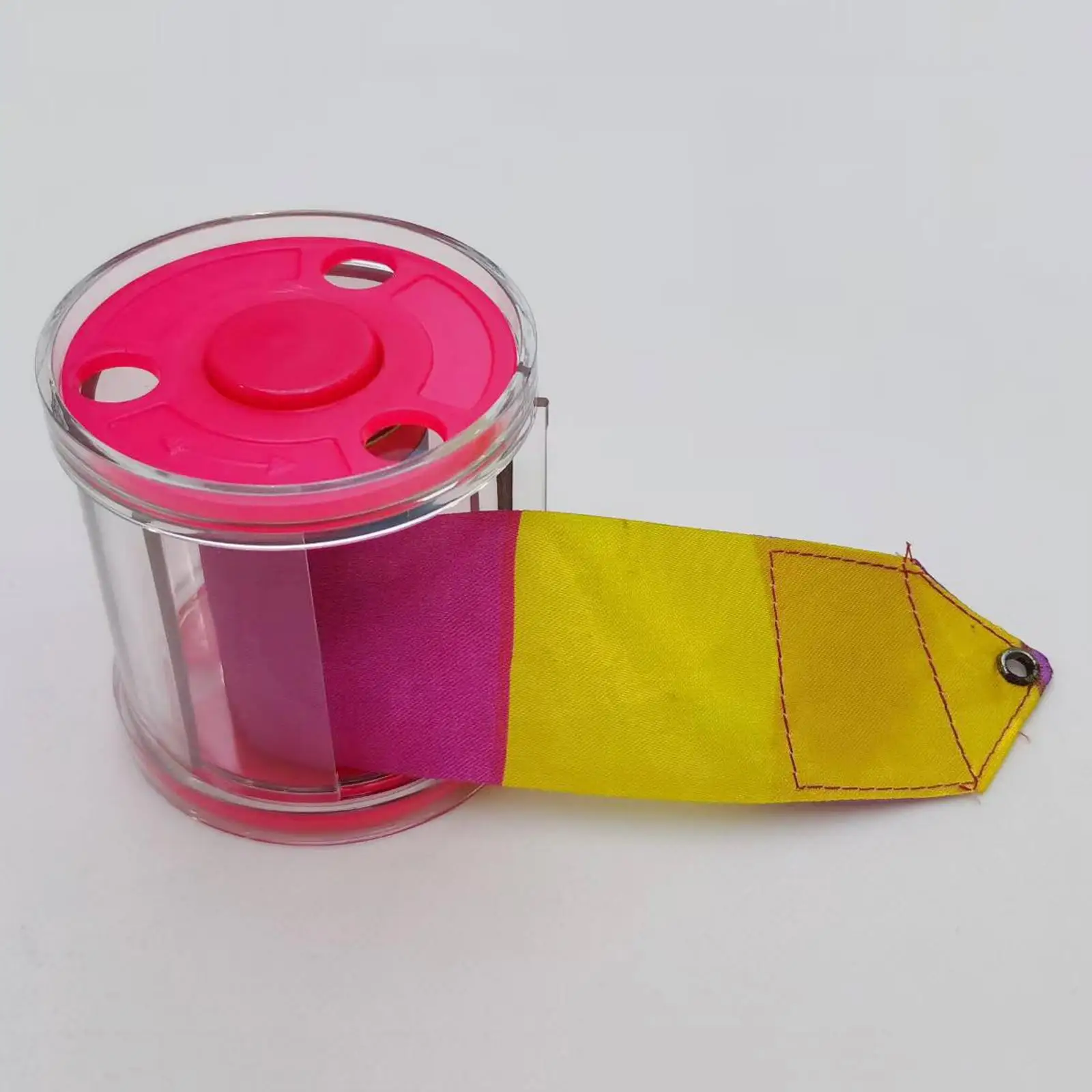 Clear Dance Ribbon Storage Case Gymnastics Band Winder Ribbon Roll Holder for Indoor Performance And Game Accessories