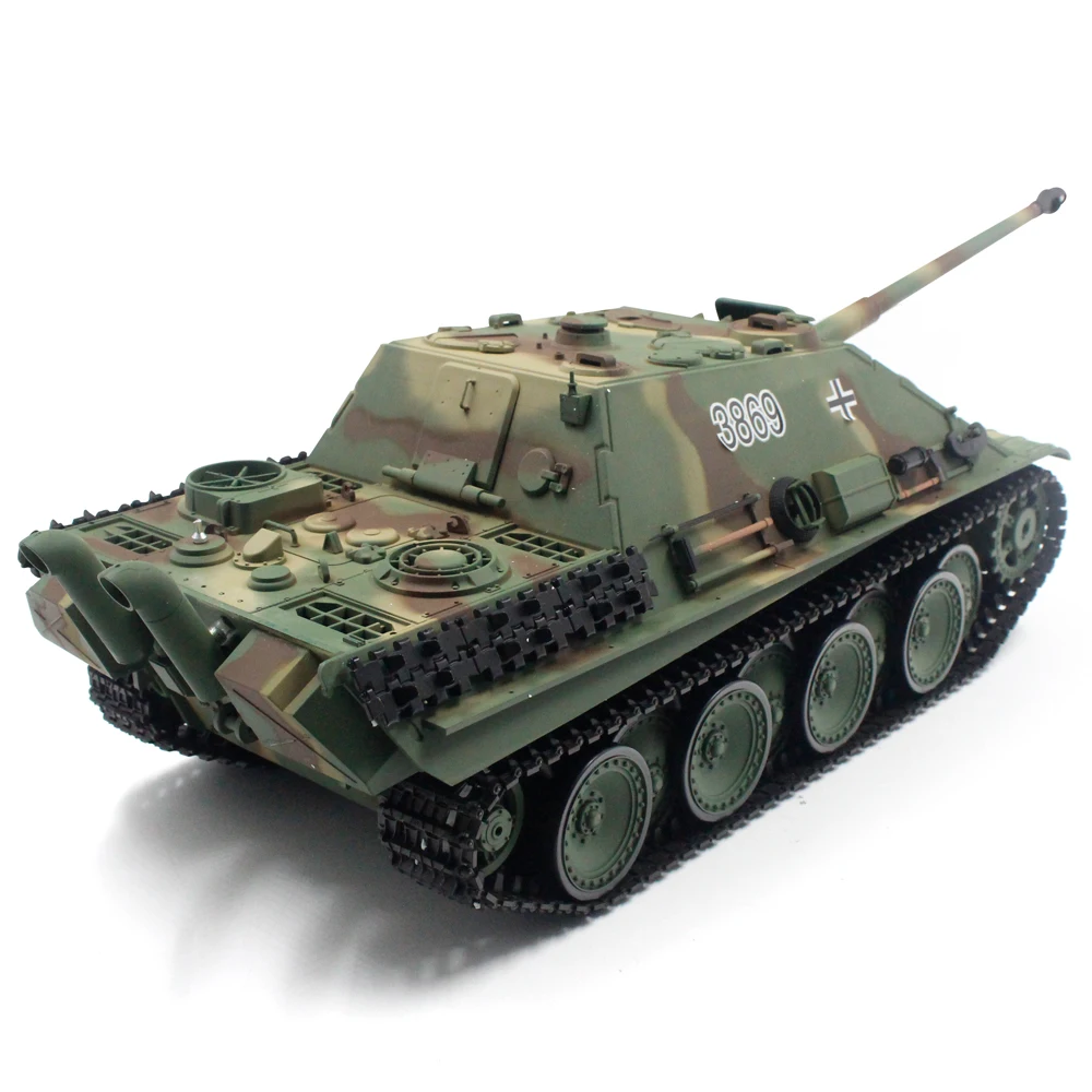 HengLong Jagdpanther rcタンク、ドイツ製チーター、大型アンチタンク、ファイター車、2.4ghz、リモートコントロールおもちゃ、趣味ギフト、1:16