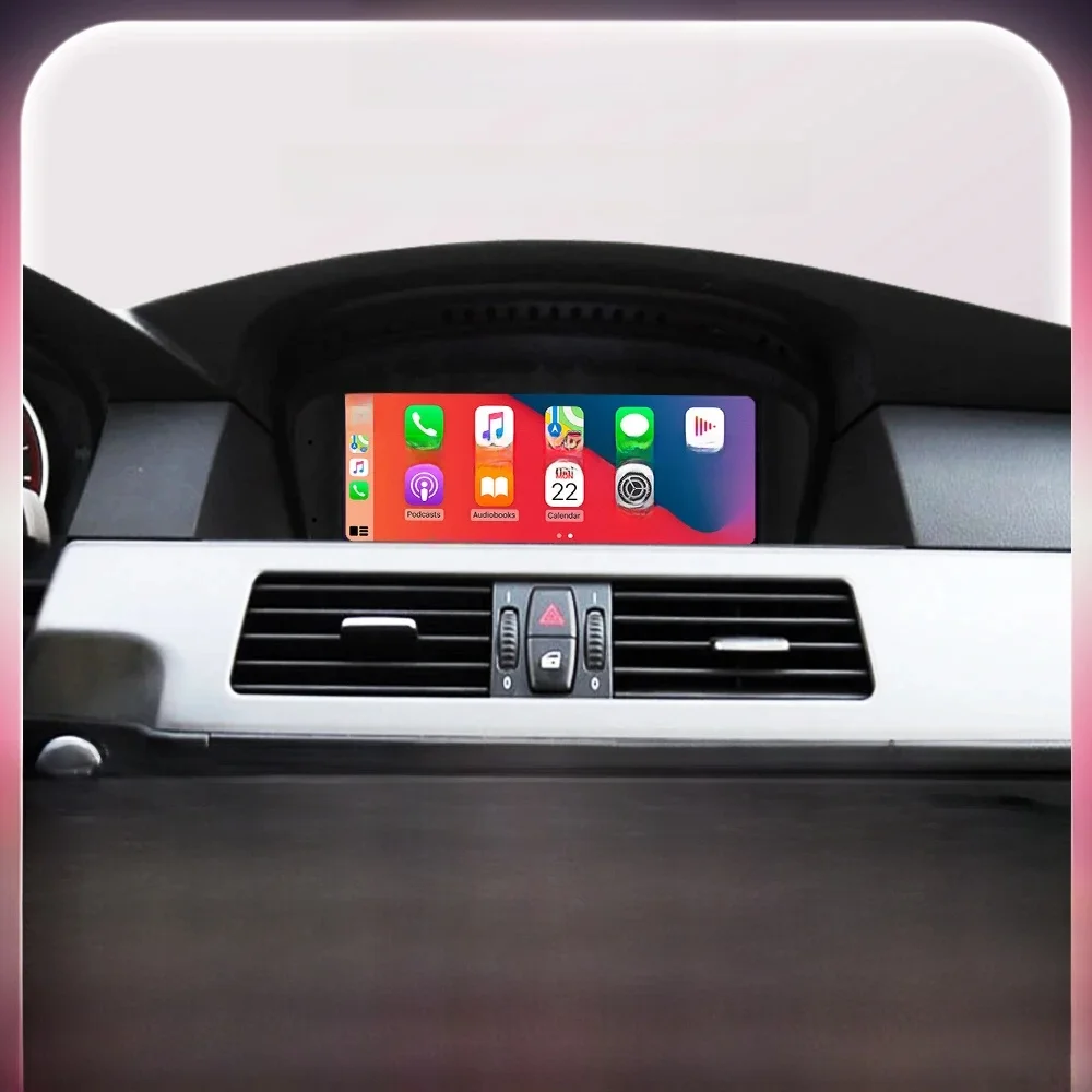 BONROAD Draadloze Carplay Touchscreen Voor BMW 3 5-serie E60 E61 E62 E63 E90 E91 E92 Autoradio Multimedia Speler Stereo GPS - afbeelding 2
