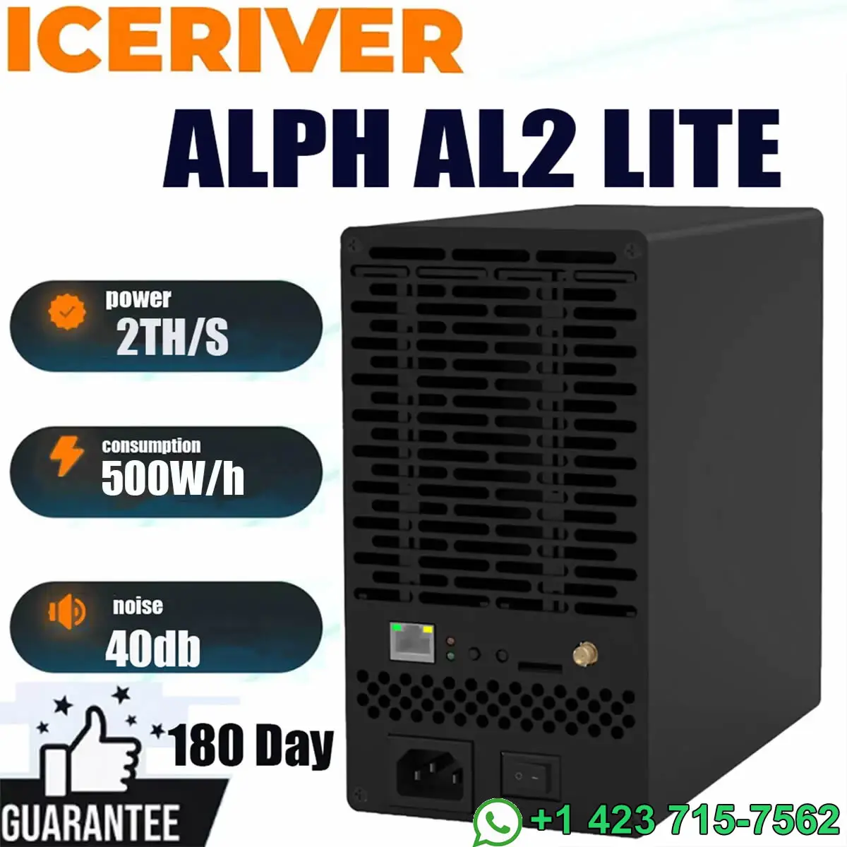 JM Buy 2 Get 1 Free Brand New IceRiver AL2 Lite 2Th/s 500W Alephium Miner ALPH Mining