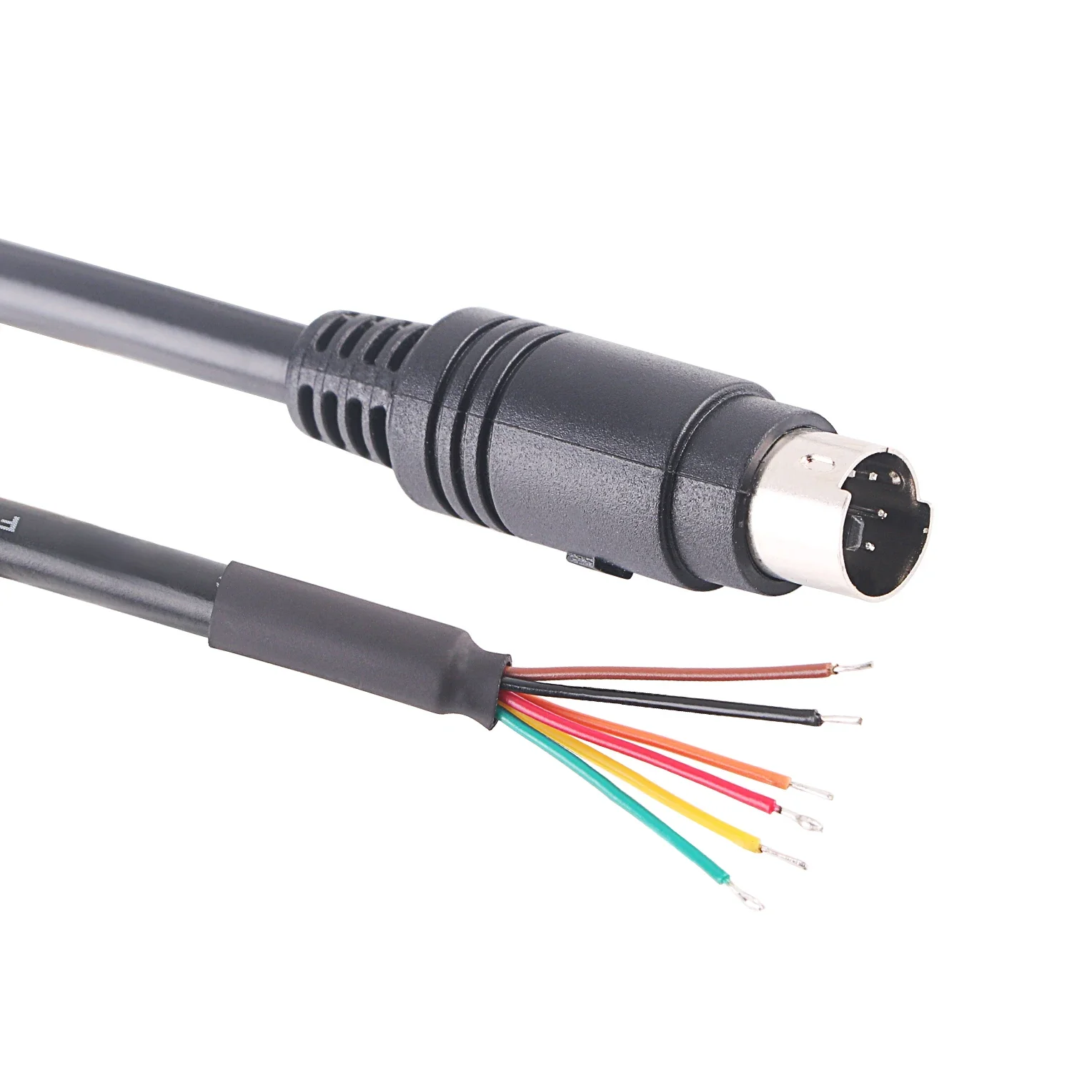 Câble adaptateur Mini DIN 6 broches mâle MD6 vers connecteur d'extrémité de fil