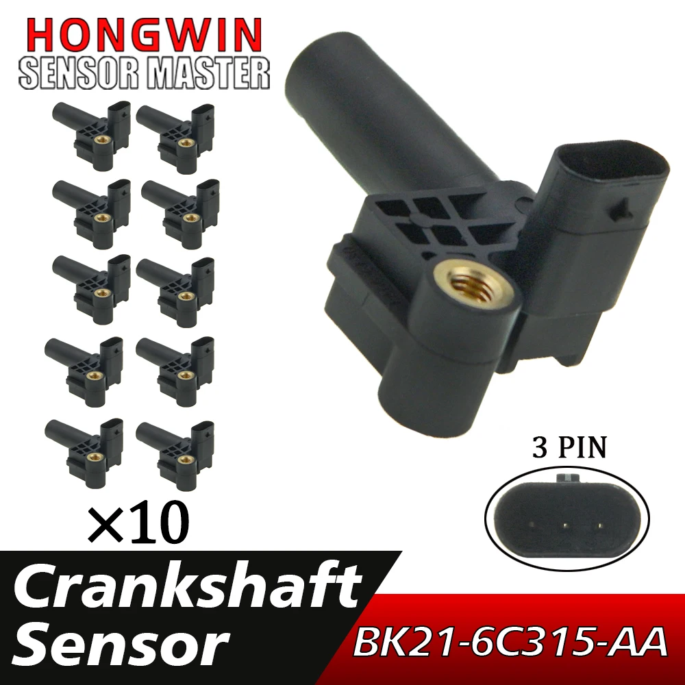 New Crankshaft Position Sensor BK21-6C315-AA, BK21-6C315-AB, BK21-6C315-AC For Ford Transit Ranger Tourneo Citroen C4 2.0L 2.2L