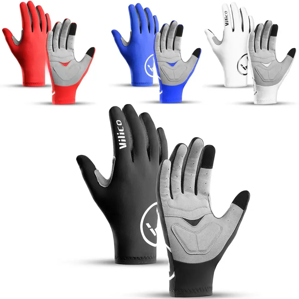 AliExpress Kyncilor Touch screen long all finger gel sports bicycle gloves MTB road bike riding racing men's and women's bicycle gloves