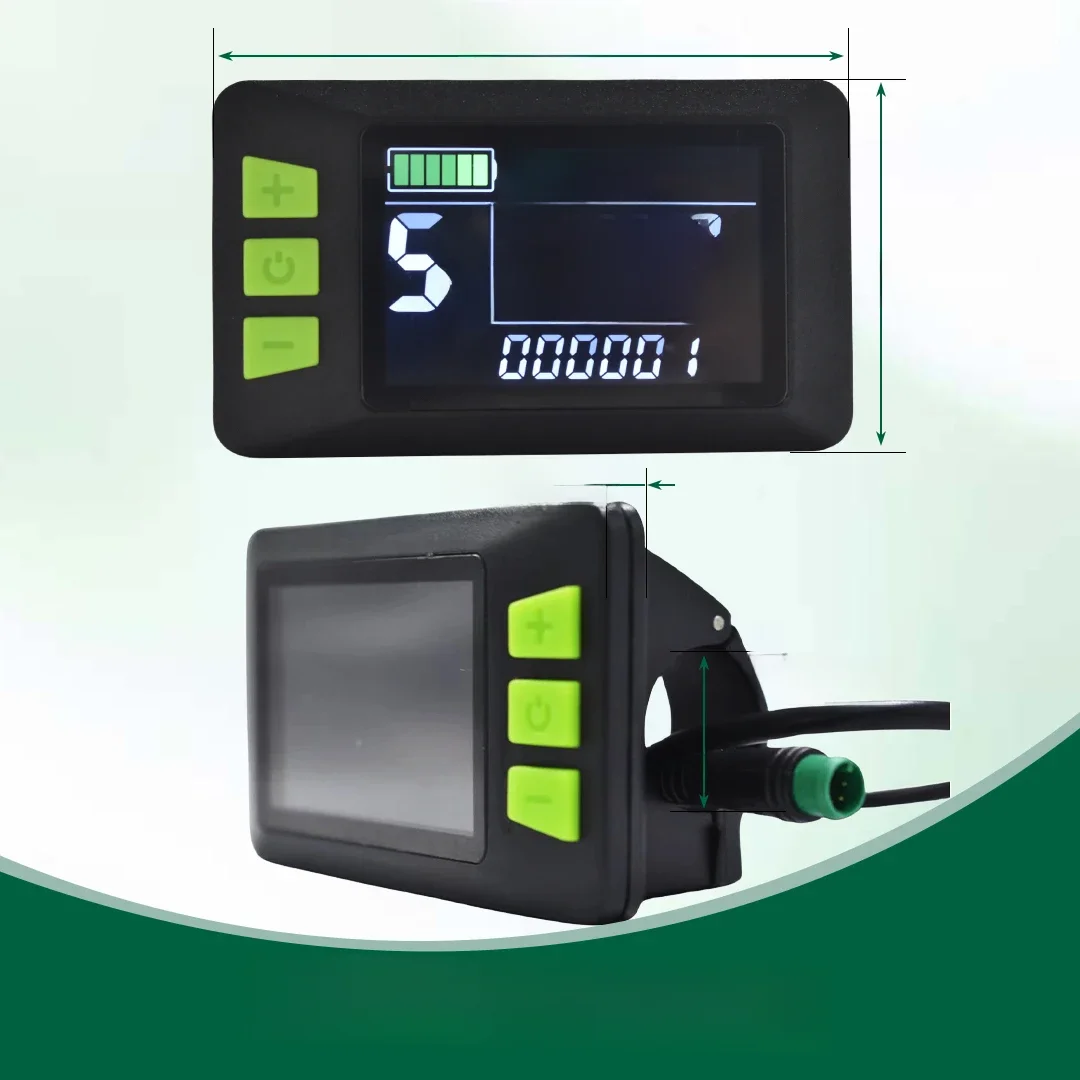 AliExpress Mcezdy UART2 P3C Waterproof Electric Bike LCD Display Meter E Scooter LCD Panel With USB UART For Mountain Electric Bike Parts (5PIN)