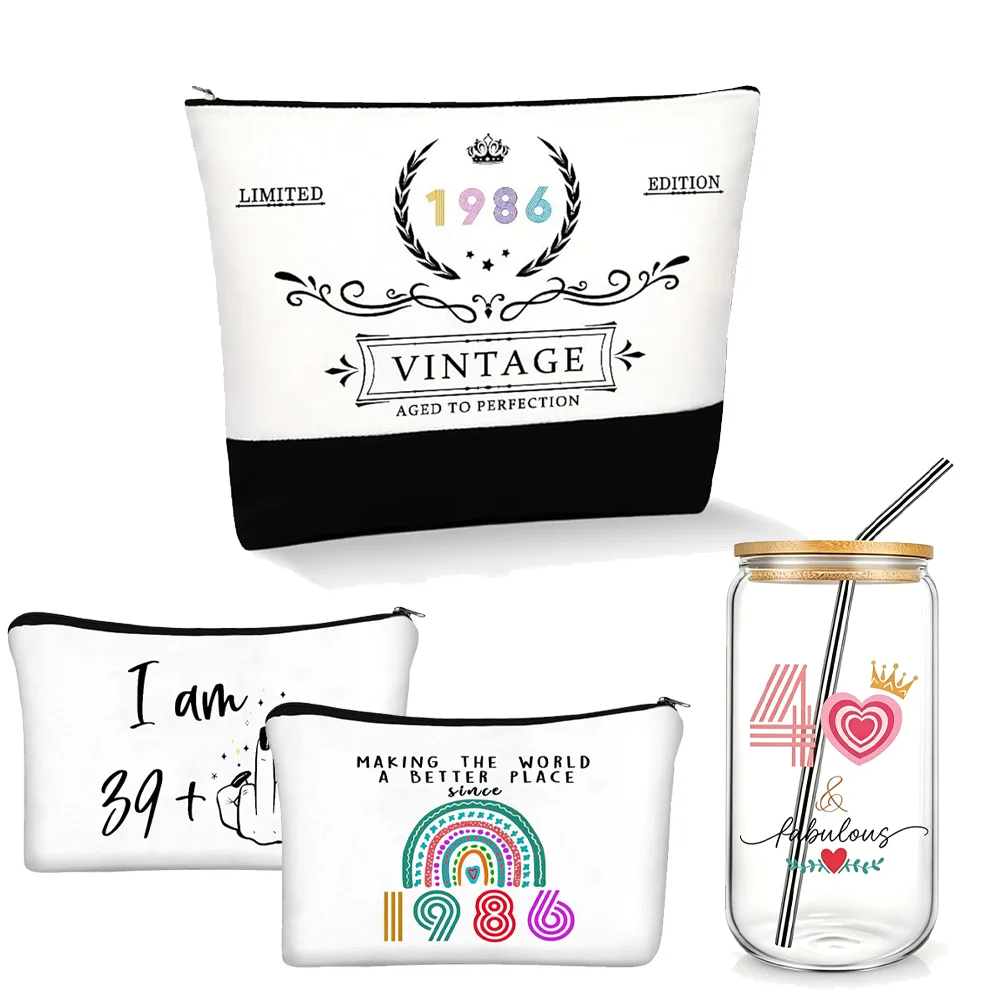 

40th Birthday Gifts for Women Best 1986 Anniversary Gift Ideas Funny 40 Year Old Birthday Fabulous Gifts for Her Mom Sister Wife