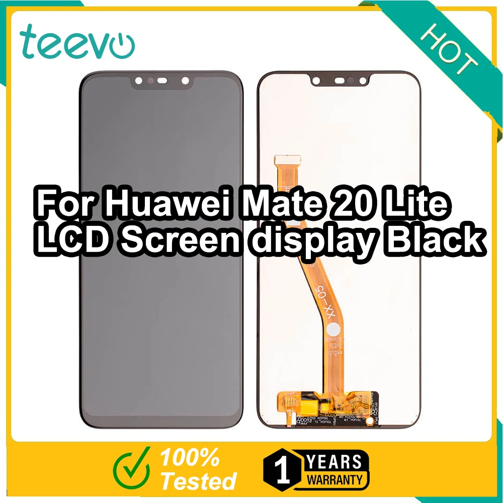 For Huawei Mate 20 Lite With Frame/Huawei Mate 20 Lite Screen Display & Touch Screen Digitizer Black