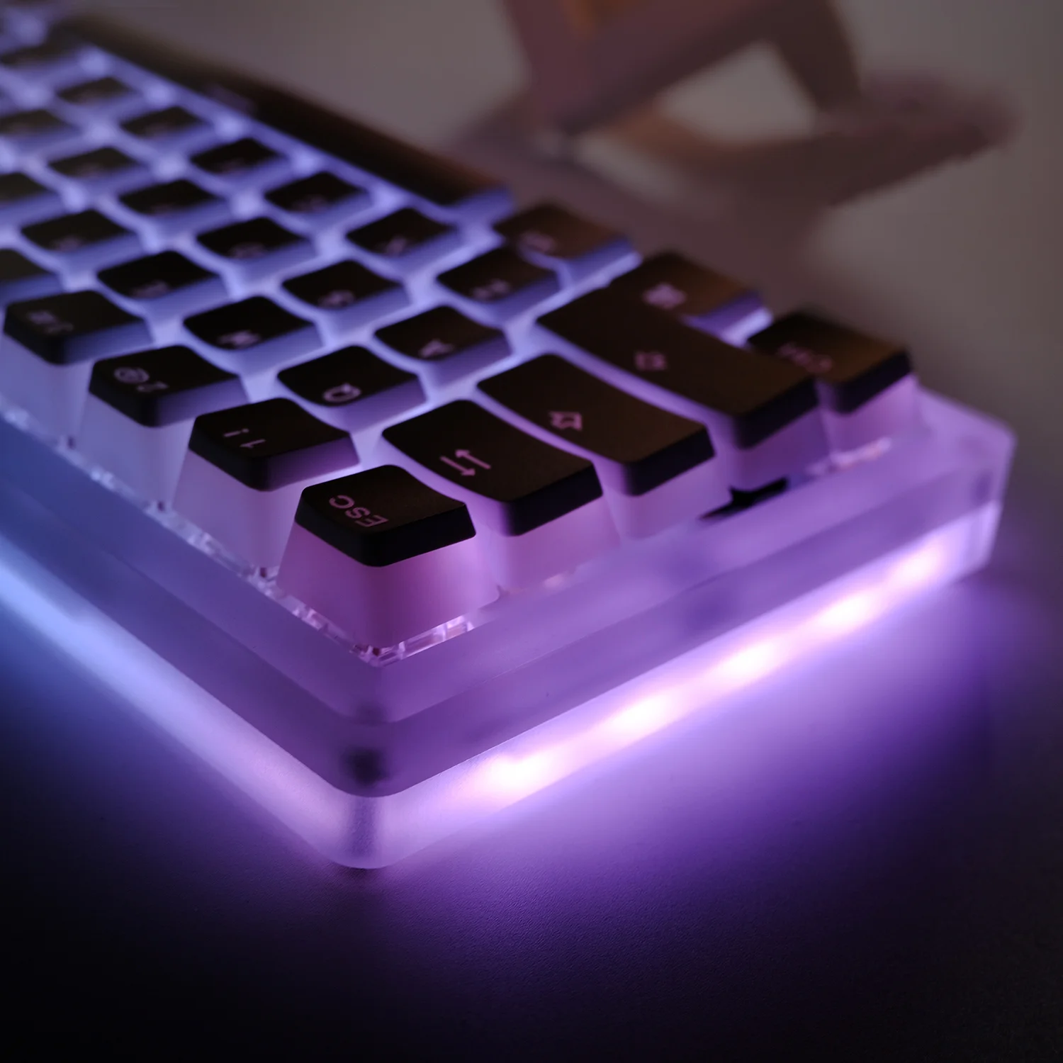 Teclas PBT de perfil OEM, kit de Teclado mecánico con 108 teclas Pudding para Cherry MX Switch, RGB, retroiluminado