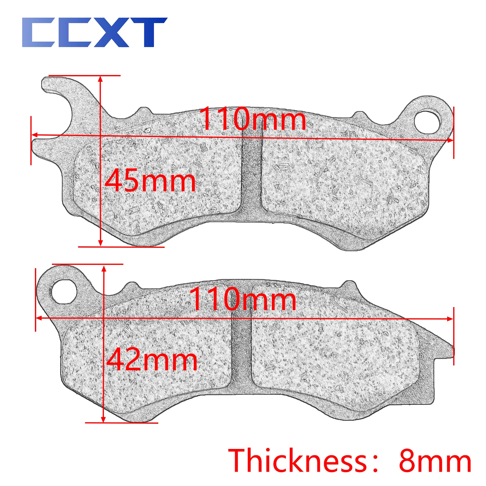 Motorcycle Front Brake Pads for Honda PCX125 PCX250 ZOOMER-X 2012-2017 2018 2019 Goldwing Brake Pads Kit Motorbike Scooter Parts