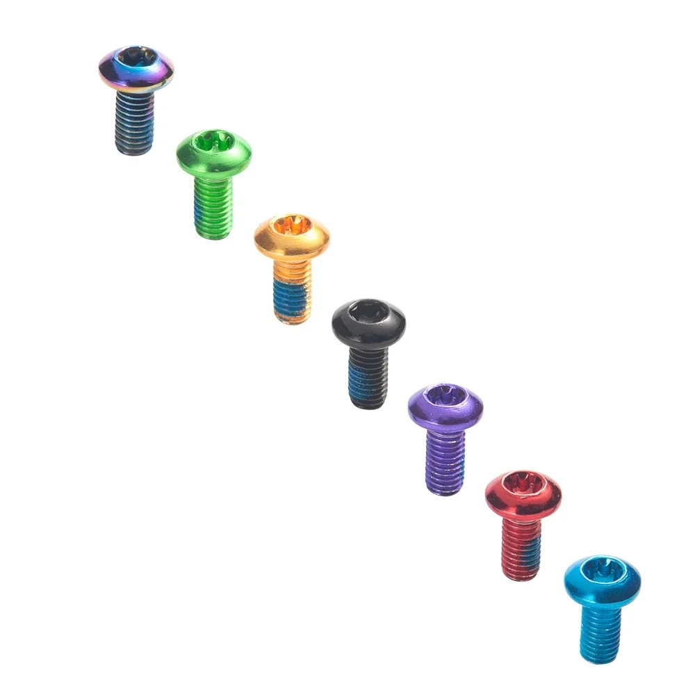 AliExpress SENSAH IIIPRO Bicycle Disc Brake Rotor T25 Red/Blue/Green/Purple/Gold/Plating Screws 12Pcs Steel Alloy for MTB Road Bike 6-Bolt Plate