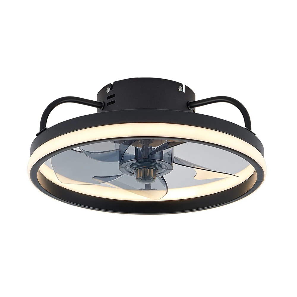 Deckenventilator mit Licht und Fernbedienung 50cm LED-Deckenventilator Moderne LED-Lampe Ventilator APP-steuert sich stufenlos dimmbar Deckenventilator für Zuhause
