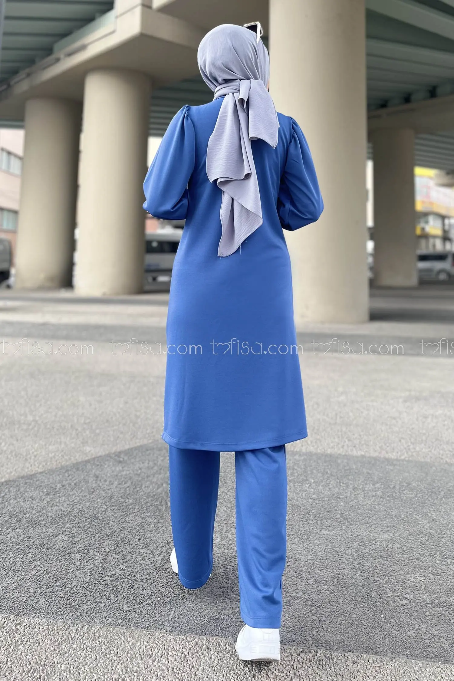 Tofisa-vestido longo muçulmano turco para mulheres, abaya, conjuntos de Turquia, hijab, túnica islâmica, Dubai Jilbab, moda, 2 peças, 11343