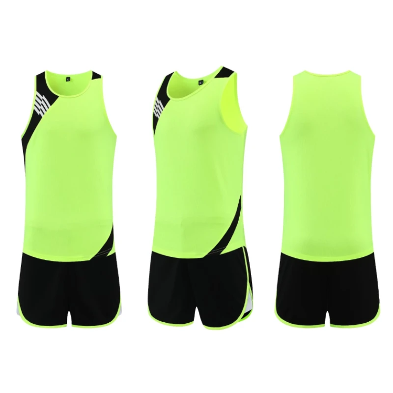 

Tank Top For Men Women 2 Pieces Sports Suit Marathon Tennis Cycling Hiking Quick Drying Breathable