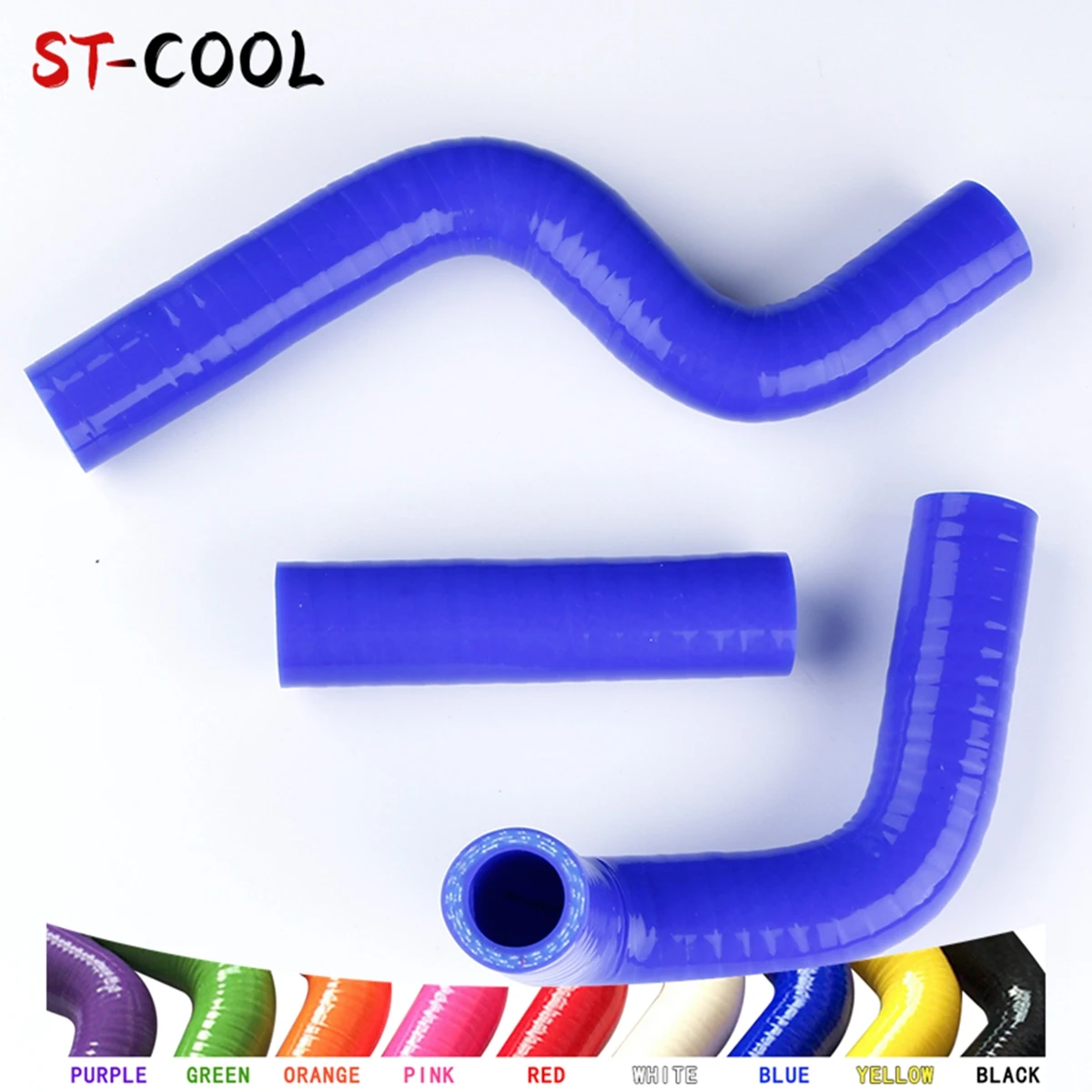 For KAWASAKI KX 85 / 80 / 100 1998-2013 KX85 KX80 KX100 1999 2000 2001 2002 2003 04-12 Radiator Hose Coolant Silicone Tube Kit