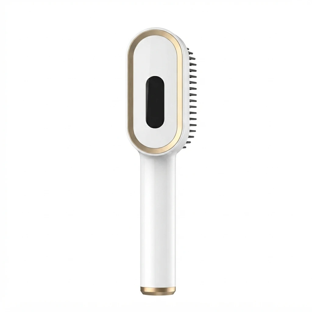 Multi-Purpose Scalp Massager Brush with Red Blue Glow Light and Essential Oil Applicator Cordless High Frequency Vibration Hair Comb Serum Infusion Liquid Dispenser for Root Care USB-C