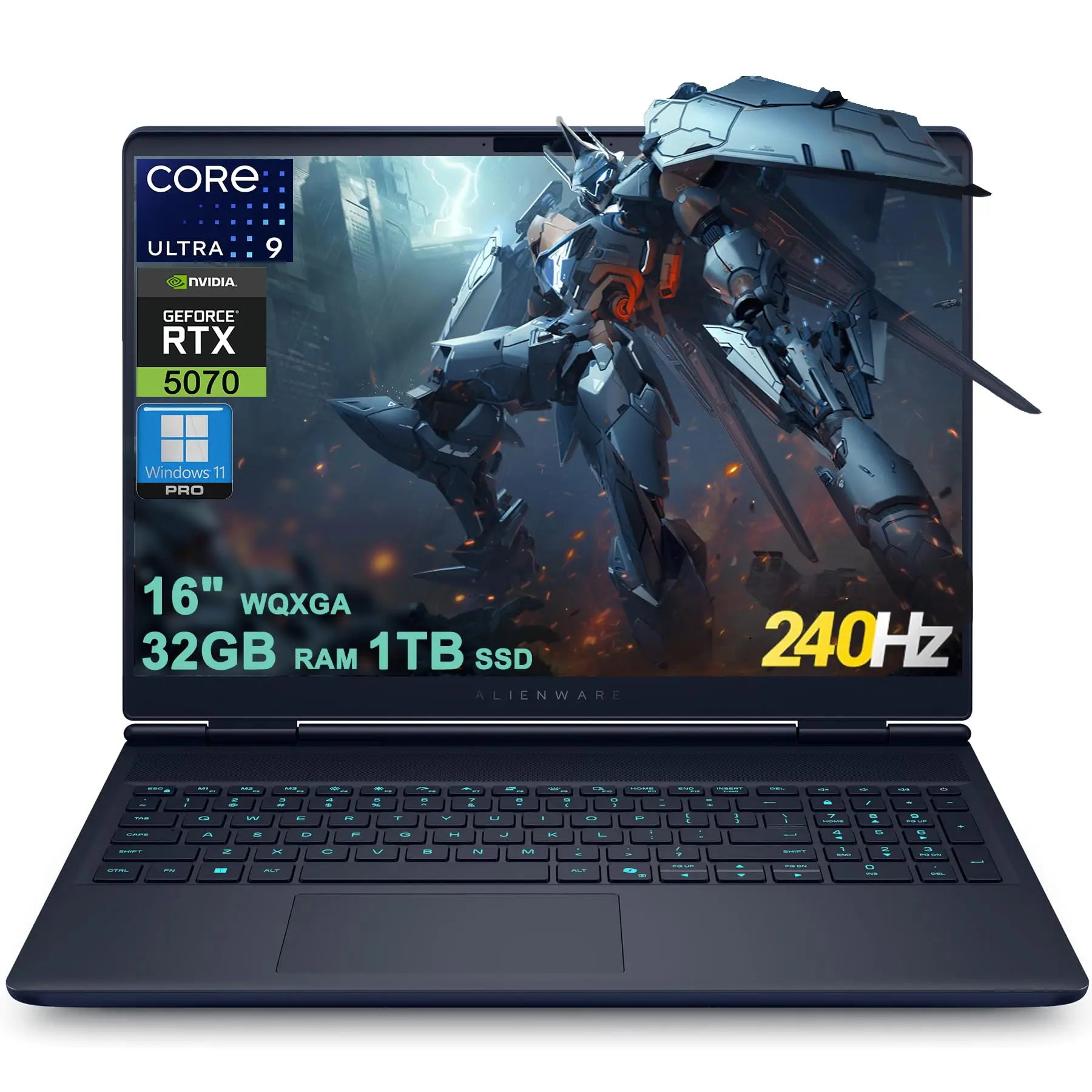 

FAST SHIPPING on Dell Alienware 16X Aurora Gaming AI Laptop 16 WQXGA 240Hz (100% DCI-P3) Intel 24-core Ultra 9 275HX 32GB RAM 1TB SS @Sales