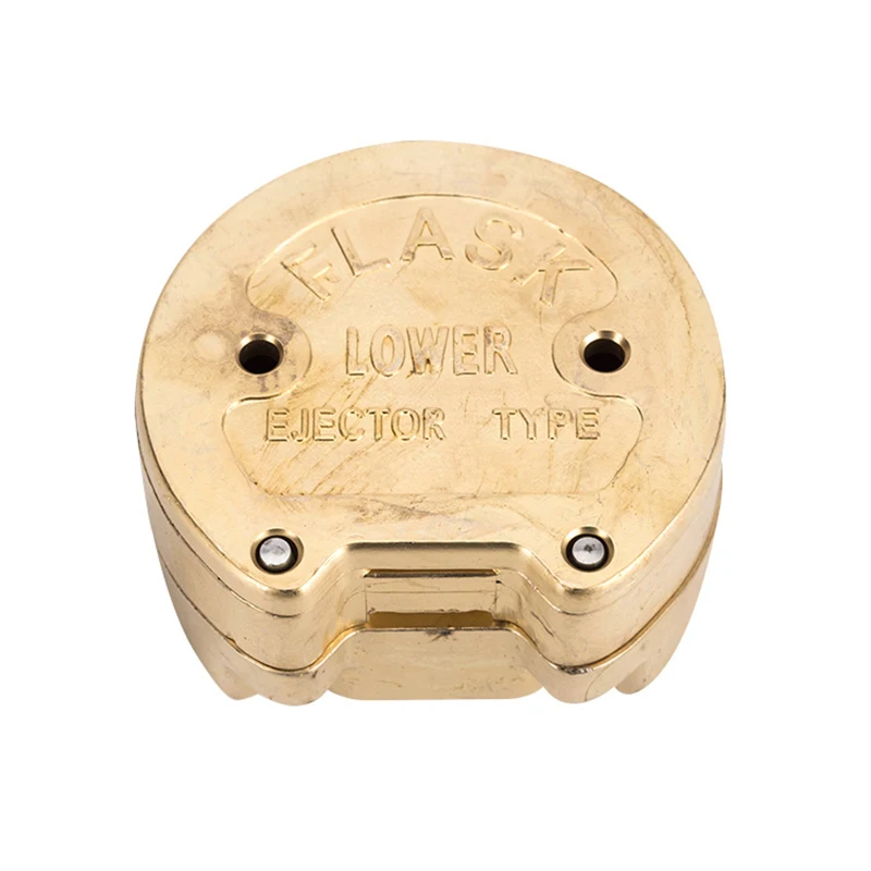 Professional Copper Denture Flask Set for Heat-Cure Acrylic Resin Upper & Lower Jaw Lab Tools